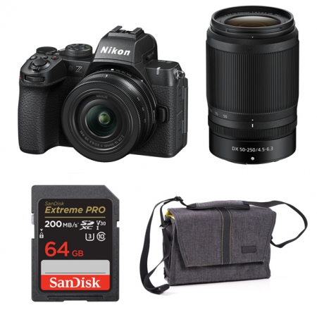 Nikon Z50 II + 16-50mm + 50-250mm + SD64gb + Original torba - garancija 3 godine!